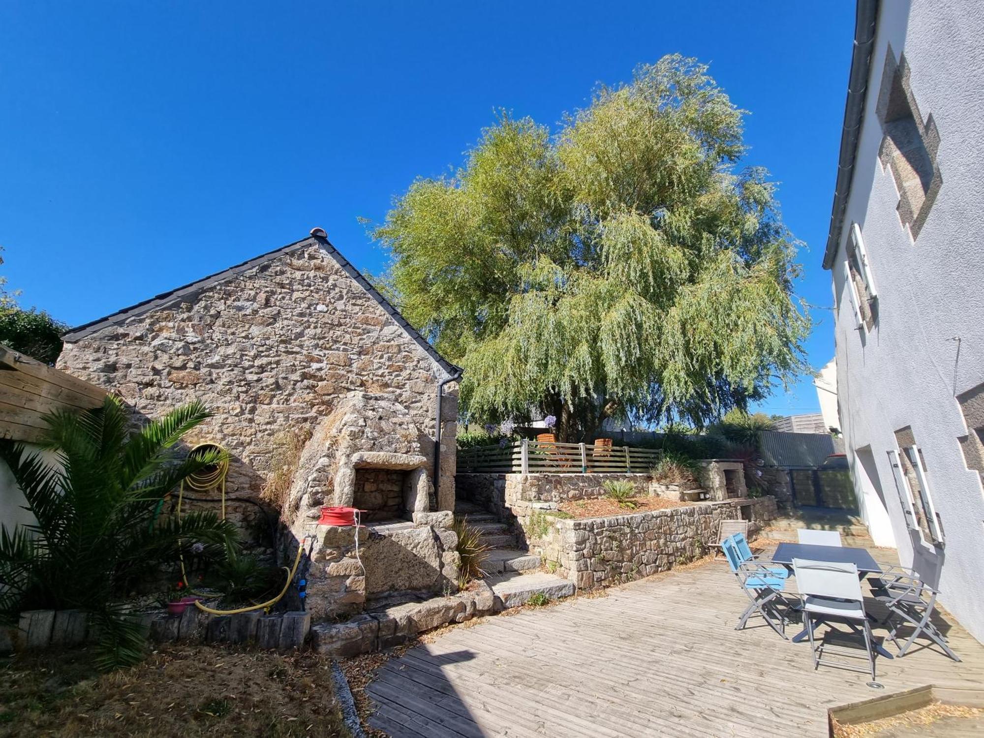 La Grange De L'Aber Ildut Villa Breles Exterior photo